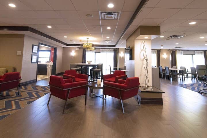 Lobby sitting area